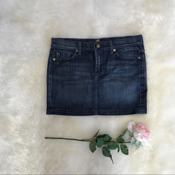 7 For All Mankind Dresses & Skirts - 7 For All Mankind  Denim Skirt